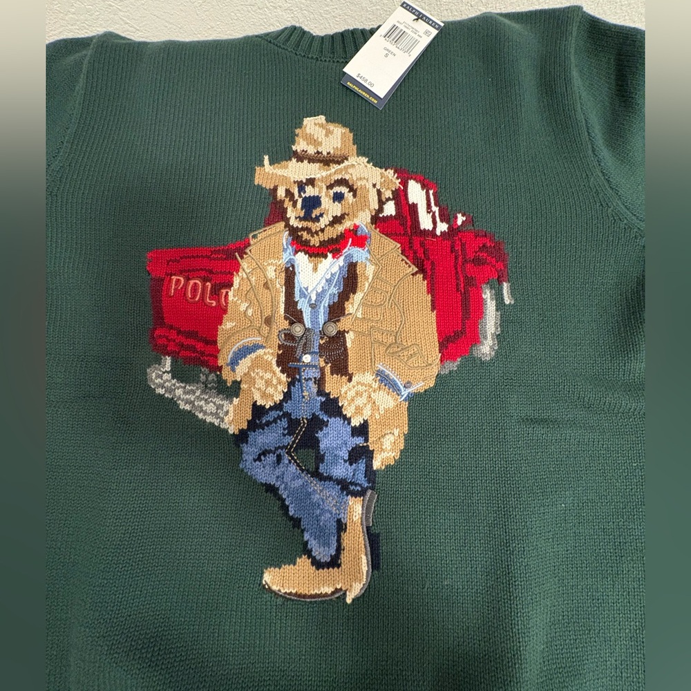 ✨24 HOUR FLASH SALE✨Polo Ralph Lauren Women’s Bear Sweater Small